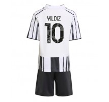 Juventus Kenan Yildiz #10 Koszulka Podstawowa dzieci 2025-26 Krótki Rękaw (+ krótkie spodenki)